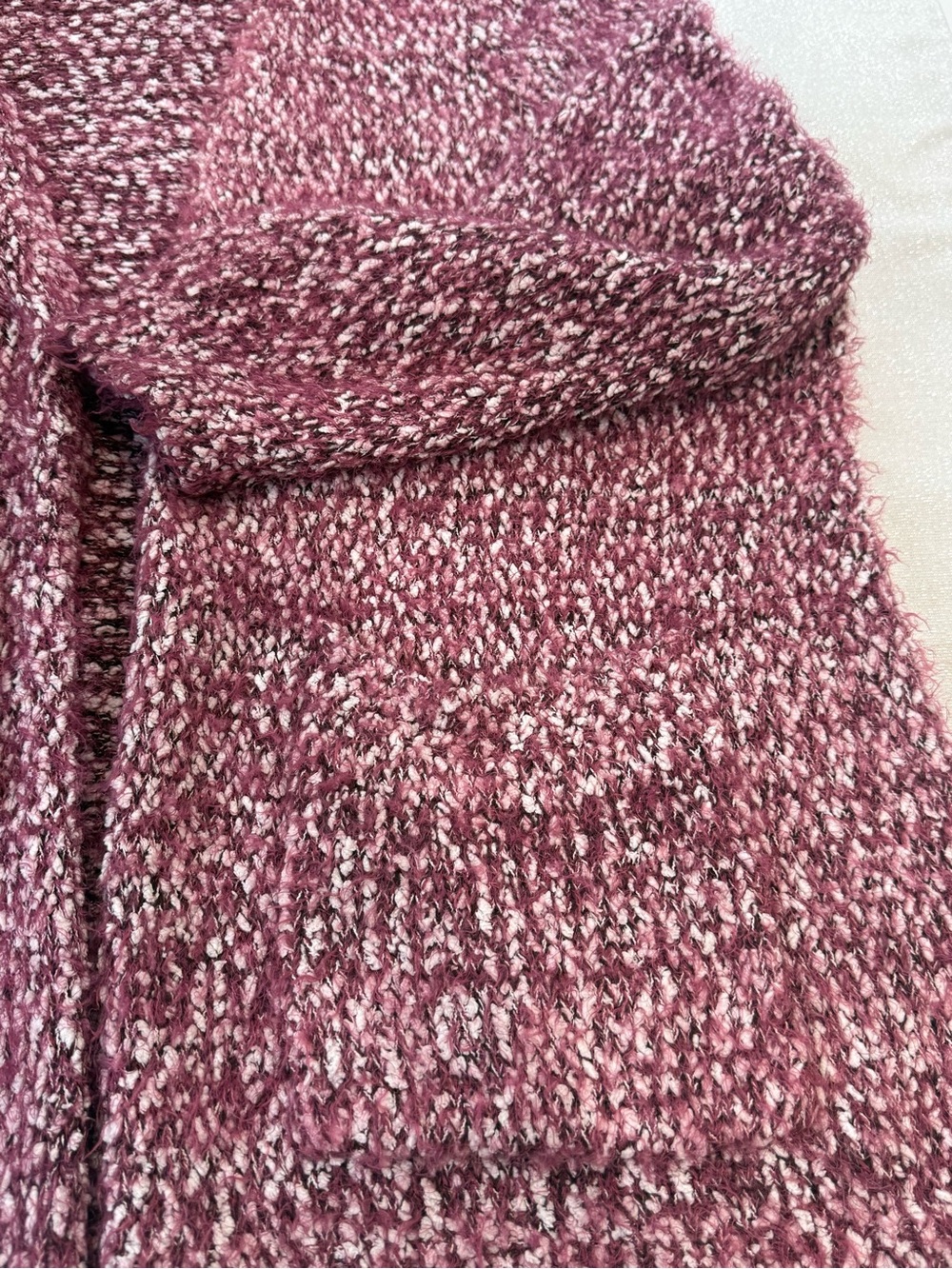 Lane Bryant Marbled Open-Front Cardigan Wine & White Size 22/24 Layering - Picture 10 of 10